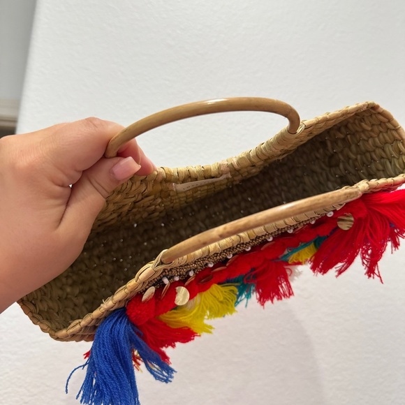 NEW LoveStitch Boho Raffia Bag - Picture 3 of 6